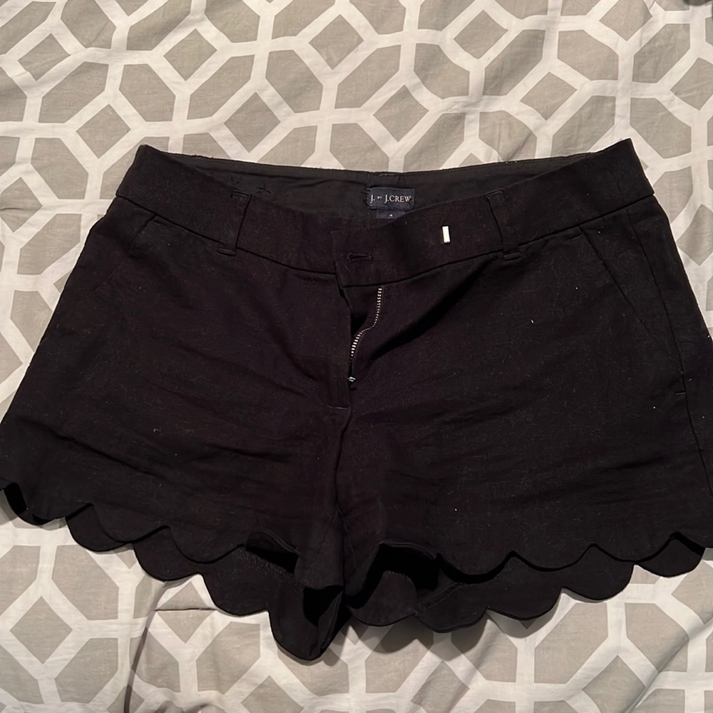 J.Crew Scalloped Hem Shorts